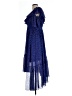 Three Floor 100% Polyester Polka Dots Blue Cocktail Dress Size 10 - photo 5
