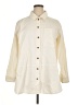 Joan Rivers Color Block Ivory 3/4 Sleeve Button-Down Shirt Size 1X - photo 1