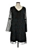 CAbi 100% Polyester Polka Dots Blue Casual Dress Size M - photo 1
