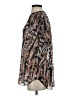 Reiss Animal Print Brown Black Sleeveless Blouse Size 2 - photo 5