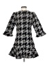 JOA Houndstooth Gray Casual Dress Size XS - photo 2