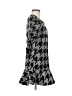 JOA Houndstooth Gray Casual Dress Size XS - photo 4