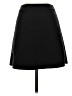 Express Solid Black Casual Skirt Size 00 - photo 1