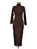 Boohoo Brown Casual Dress Size 8 - photo 1