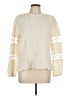 Calligraphie Ivory Long Sleeve Blouse Size L - photo 1