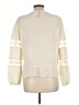 Calligraphie Ivory Long Sleeve Blouse Size L - photo 2