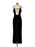Rhapsody 100% Polyester Solid Black Cocktail Dress Size 8 - photo 2