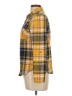 No Comment Plaid Yellow Long Sleeve Blouse Size L - photo 5