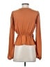 Lulus 100% Polyester Orange Long Sleeve Blouse Size XS - photo 2