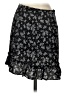 Lush 100% Polyester Paisley Black Casual Skirt Size S - photo 2