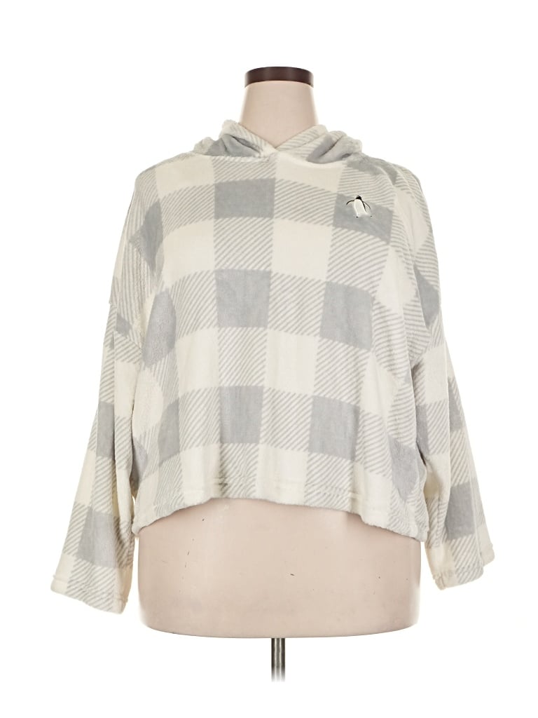 Pre-owned Joyspun Fleece Jacket In White