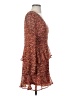 Mi ami 100% Polyester Paisley Burgundy Casual Dress Size S - photo 4