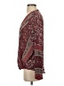 Charming Charlie 100% Polyester Burgundy Long Sleeve Blouse Size S - photo 5