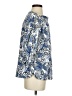 Buru 100% Cotton Paisley Blue 3/4 Sleeve Blouse Size XS - photo 4
