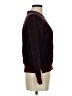 Ann Taylor LOFT Animal Print Burgundy Pullover Sweater Size M - photo 4