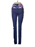 Popflex Graphic Blue Purple Track Pants Size 4 - photo 2