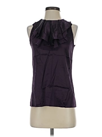 Vince. Sleeveless Silk Top (view 1)