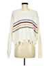 rue21 100% Acrylic Stripes White Pullover Sweater Size M - photo 2