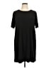 MICHAEL Michael Kors Solid Black Casual Dress Size 1X - photo 1