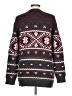 Ann Taylor Print Burgundy Pullover Sweater Size L - photo 2