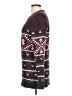 Ann Taylor Print Burgundy Pullover Sweater Size L - photo 5
