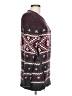 Ann Taylor Print Burgundy Pullover Sweater Size L - photo 4