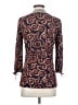 Tory Burch Brown 3/4 Sleeve Silk Top Size S - photo 2
