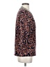 Tory Burch Brown 3/4 Sleeve Silk Top Size S - photo 4