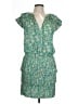 Current Air 100% Polyester Green Casual Dress Size L - photo 1