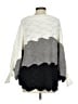 Andree by UNIT Chevron-herringbone Gray Black Pullover Sweater Size S - photo 2