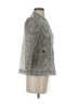 Yvos Silver 3/4 Sleeve Blouse Size S - photo 4
