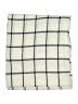 Unbranded Plaid Gray White Scarf One size - photo 2