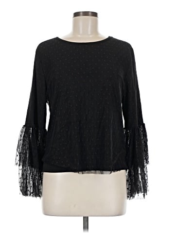 Pebble and Stone Long Sleeve Blouse (view 1)