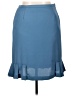 Karen Scott 100% Polyester Solid Blue Formal Skirt Size 16 (petite) - photo 1
