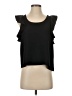 Elizabeth and James 100% Polyester Black Sleeveless Blouse Size S - photo 1