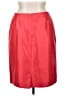 Le Suit 100% Polyester Solid Red Formal Skirt Size 16 (petite) - photo 2