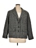 Croft & Barrow 100% Acrylic Chevron-herringbone Gray Blazer Size 1X - photo 1