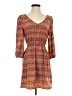 Maude 100% Polyester Paisley Brown Casual Dress Size S - photo 1