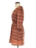 Maude 100% Polyester Paisley Brown Casual Dress Size S - photo 5