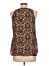5twelve 100% Polyester Brown Sleeveless Blouse Size L - photo 2