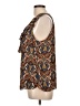 5twelve 100% Polyester Brown Sleeveless Blouse Size L - photo 5
