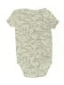 Carter's 100% Cotton Print Ivory Short Sleeve Onesie 0-3 MO / 3 MO - photo 1