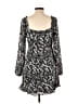 Lush 100% Polyester Black Cocktail Dress Size L - photo 2
