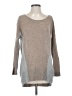 Magaschoni 100% Cashmere Color Block Gray Cashmere Pullover Sweater Size S - photo 1