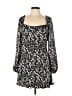 Lush 100% Polyester Black Cocktail Dress Size L - photo 1