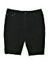 E39 By Eric Solid Black Denim Shorts Size 10 - photo 1