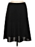 Exact Change 100% Polyester Solid Black Casual Skirt Size 9 - photo 1