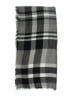 Unbranded Plaid Gray Black Scarf One size - photo 2