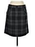 Willi Smith Plaid Gray Casual Skirt Size 2 - photo 2