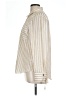 MICHAEL Michael Kors 100% Cotton Stripes Ivory Long Sleeve Button-Down Shirt Size L - photo 5